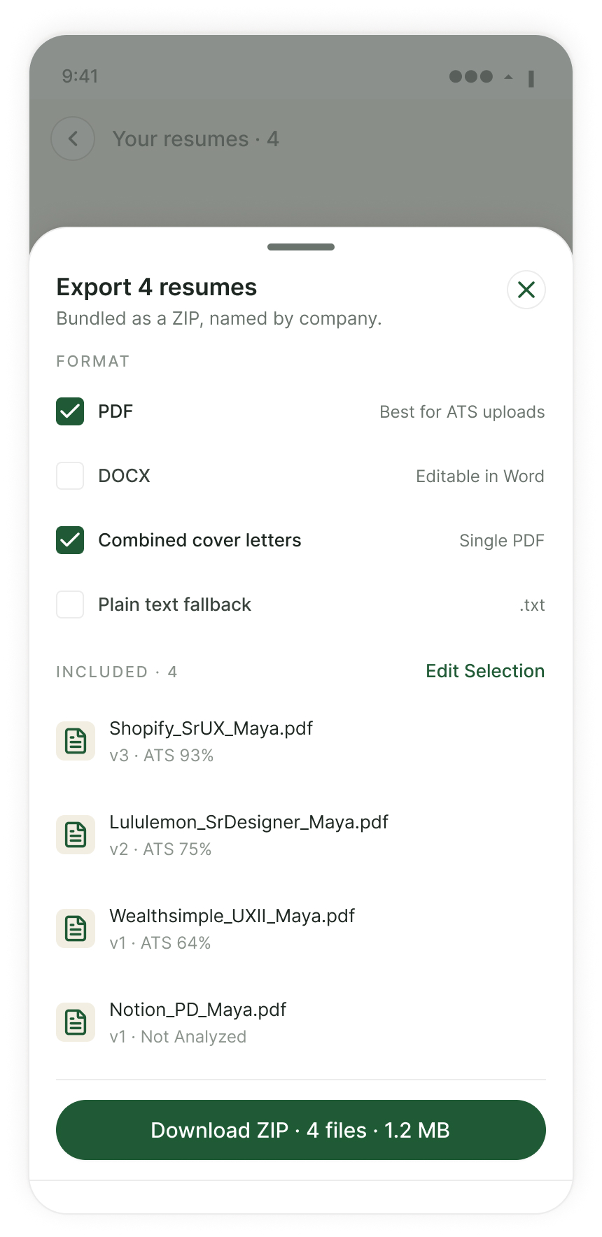 Download all sheet