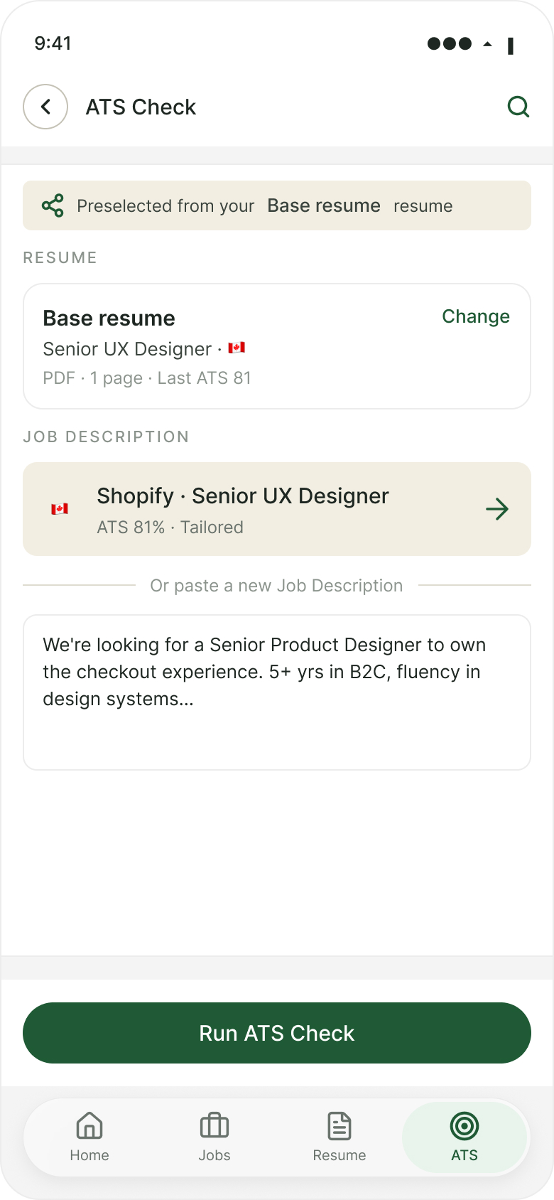 Ready · Base + Shopify JD
