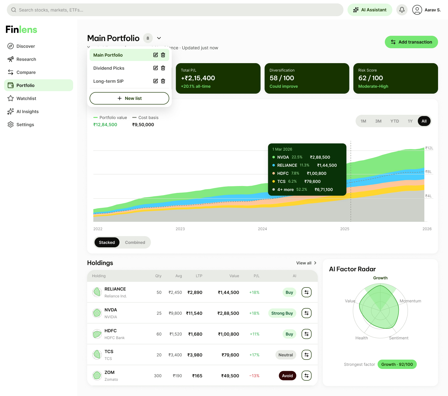 HF · Portfolio_menu