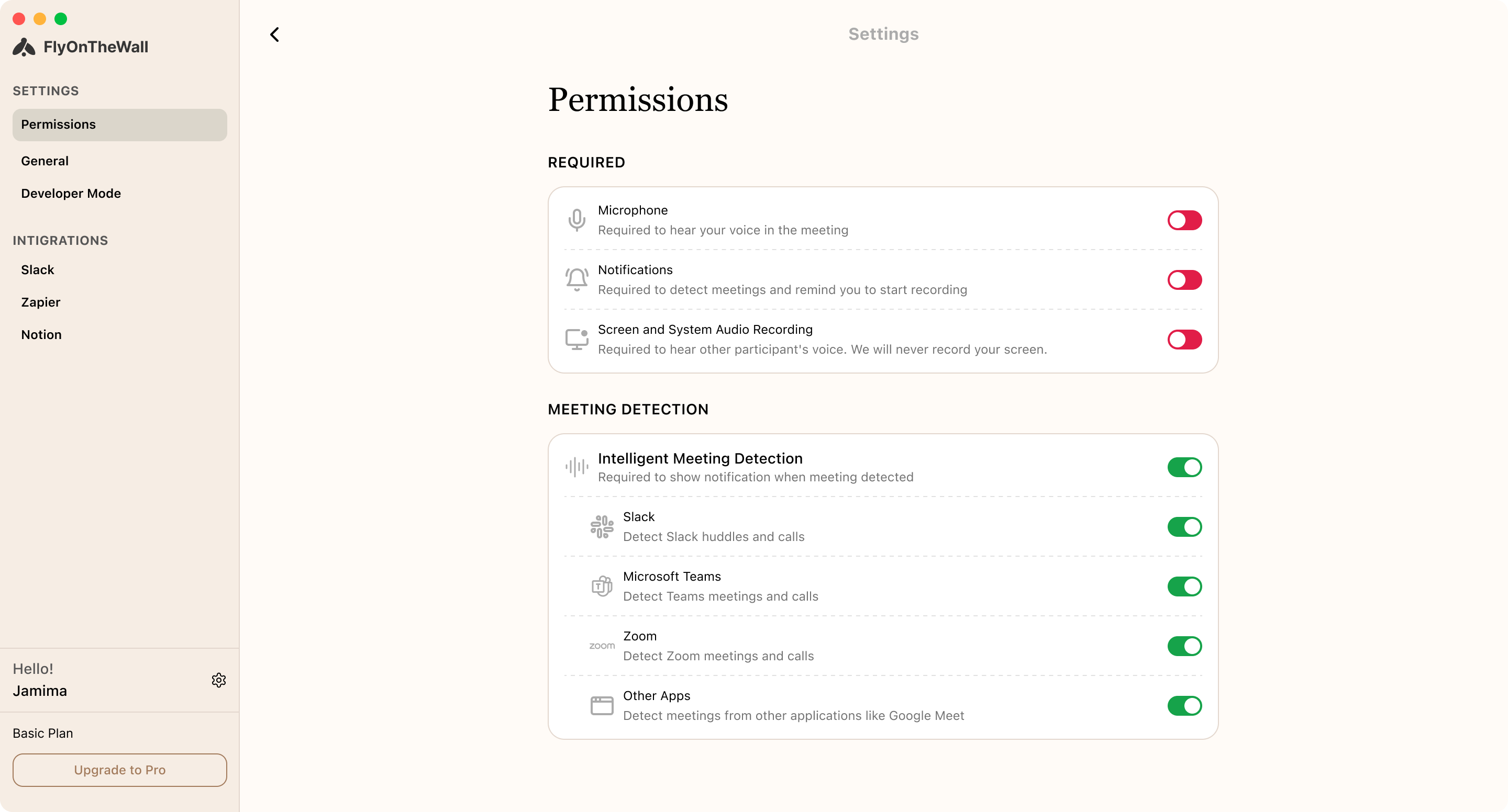 Permissions