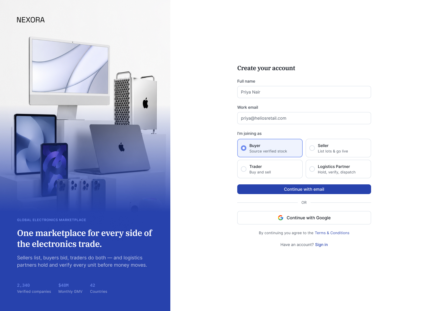 L04 · Create Account